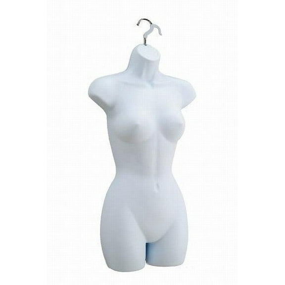 Only Hangers Ladies Hanging Torso Form (White)