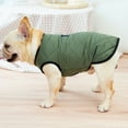 thumbnail image 2 of Pet Apparel Plaid Texture Dress-up Skin-friendly Pet Dog Vest Coat Outfit for Winter, 2 of 8