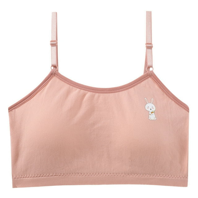 Gyratedream Training Bra For Teens Girls Seamless Sports Bra Padded Adjustable Cami Bra FREE
