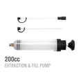 thumbnail image 4 of 200CC Car Manual Oil Extractor Filling Cylinder Liquids Extraction Transfer Pump Fluids Delivery Tool Kit, 4 of 8