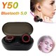thumbnail image 2 of Y50 TWS Bluetooth 5.0 Auriculares Auriculares inalámbricos Auriculares estéreo HIFI Reducción de ruido Auriculares deportivos para iPhone Xiaomi Samsung Tan Jianjun unisex, 2 of 2