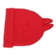 thumbnail image 4 of Gorro para bebé, cálido, transpirable, elástico, suave, bonito gorro infantil con orejas de conejo para recién nacidos, niños y niñas, color rojo, 4 of 10