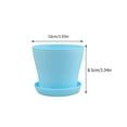 thumbnail image 2 of 8pcs Simple Plastic Plant Pot Garden Flower Planter Plastic Plant Nursery Pots, 2 of 8