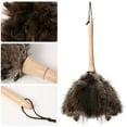 thumbnail image 3 of 2PCS Ostrich Feather Duster 16 Inch Fluffy Natural with Wood Handle Reusable Washable for Cleaning Keyboard,Home,Car,Office Ostrich Feather Duster, 3 of 7