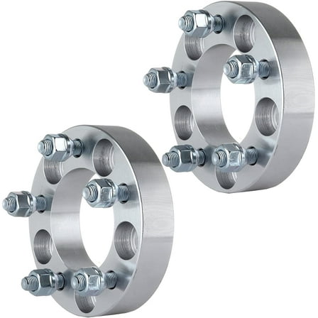 SCITOO 2Pcs 5x4.5 Wheel Spacers 1.25 inch Thread Pitch 12x1.5 Hub Bore 82.5mm 5 Lug Wheel Spacers