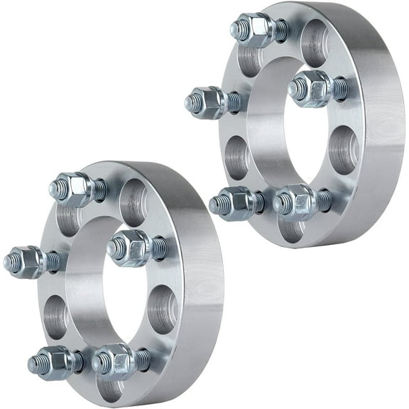 SCITOO 2Pcs 5x4.5 Wheel Spacers 1.25 inch Thread Pitch 12x1.5 Hub Bore 82.5mm 5 Lug Wheel Spacers