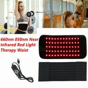 Jinyi 30W 660nm 850nm Near Infrared Red Light Therapy Waist Wrap Pad Belt Pain Relief