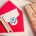 thumbnail image 4 of JUNWELL 500Pcs/Roll Attractive Label Sticker Widely Use Colorful Snowman Trees Cartoon Tag Decal for Home, 4 of 8