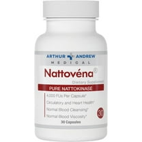 Arthur Andrew Medical, Nattovena, Pure Nattokinase Supplement, Double Strength 4,000 FUs per Capsule, 30
