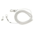 thumbnail image 2 of Pet Bird Leash Parrot Foot Chain Anillo de tobillera de entrenamiento de acero plástico para saliente Cuerda de 5 m. Y anillo de tobillera de talla 10 Zulema Cuerda elástica de aves loro, 2 of 8