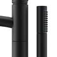 thumbnail image 3 of Taron Modern-Style Bathroom Tub Filler Faucet (Floor-mounted) in Matte Black, 3 of 3