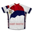 thumbnail image 2 of Saint Martin Flag Short Sleeve Cycling Jersey  for Men - Size S, 2 of 3