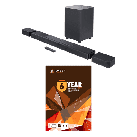 JBL BAR-1300X 11.1.4ch Soundbar and Subwoofer with Surround Speakers and 6 Year Amber Protection Plan (2022)