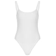 thumbnail image 2 of Neinkie Women's Basic Sleeveless High Neck Racerback Fitted Ribbed Knit Tank Tops Halter Bodysuits, 2 of 7