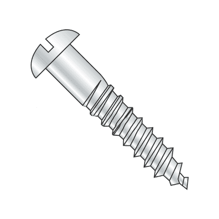 

#12 x 3 Wood Screws / Slotted / Round Head / Brass (Quantity: 100 pcs)