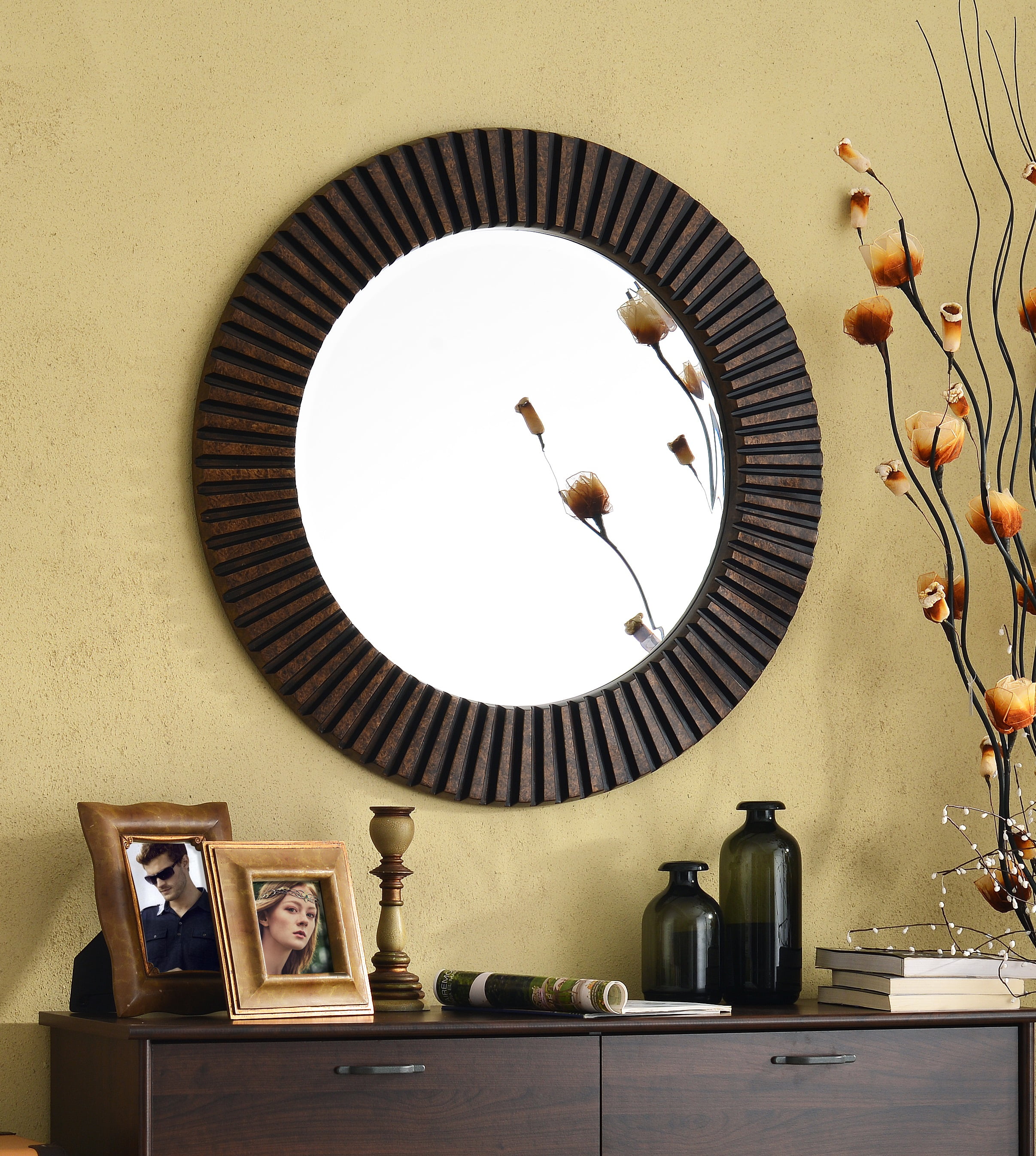 Kenroy Home North Beach Wall Mirror, Bronze