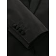 thumbnail image 6 of Beauty-Emily Men’s Velvet Blazer – One Button Shawl Lapel Tuxedo Jacket, Elegant Slim Fit Suit for Wedding, Party, Prom, Formal Events, 6 of 9