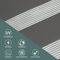 thumbnail image 3 of Royalcraft Cordless Zebra Blinds for Windows,35" W x 72" H Grey Dual Layer Zebra Roller Shades Blinds for Windows, Sheer or Privacy Light Control, Day and Night Window Shades for Living Rome, Office, 3 of 10