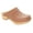 Brown, variant on BJORK Maja Open Back Wood Leather Clogs (Brown - EU37)