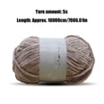thumbnail image 4 of Billuyoard Hilo de terciopelo de 100g y 180m para bufandas, hilos de tejer DIY, gorro cálido para bebé, gorro, hilo de ganchillo, suministros de costura Artesanía No.18 Billuyoard HA009069-18, 4 of 6