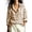 *Khaki, variant on VBVC Women's Plaid Button Down Shirt , Ladies' Long Sleeve Collared Blouse , Casual Y2K Breathable Top For Women, Black , S-2XL