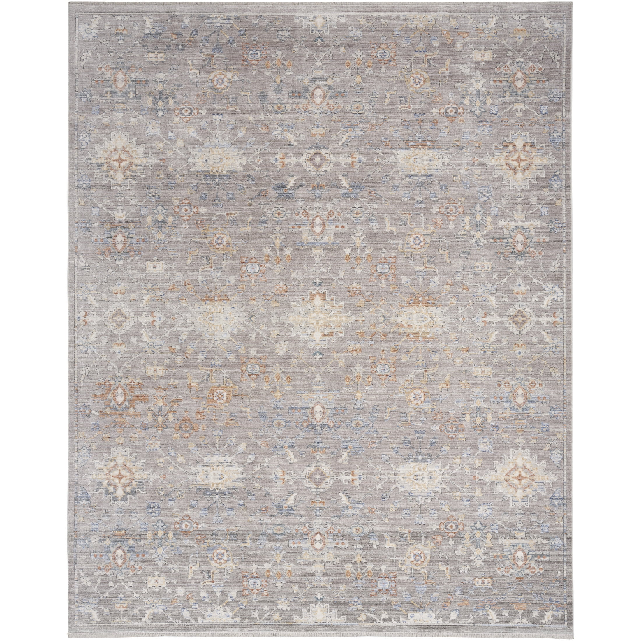 Nourison Elegant Heirlooms 7'10" x 10' Grey Vintage Indoor Rug