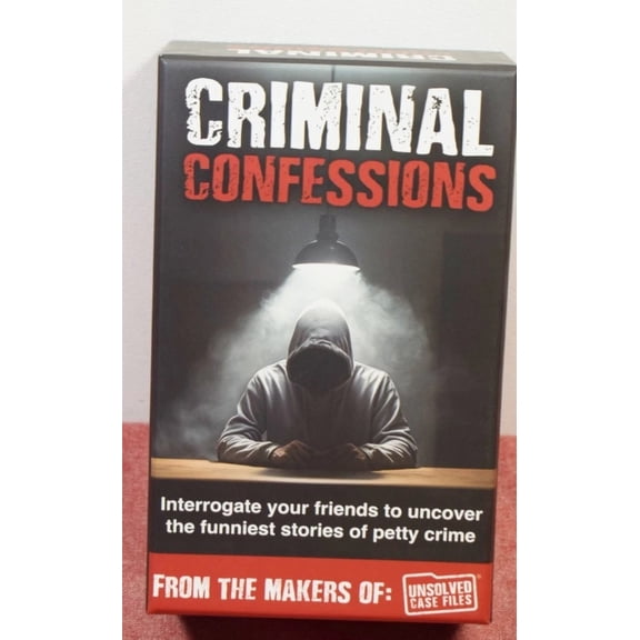 Unsolved Case Files: Criminal Confessions Card Game