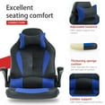 thumbnail image 6 of PayLessHere Gaming Chair With Lumbar Support, Adjustable Headrest Office Chair For Adults, Blue, 6 of 7