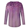 thumbnail image 5 of MEICHEN Casual Tops for Women Long Sleeve Sweater Sports Fan Round Neck Tops Soft Workout Pullover, 5 of 5