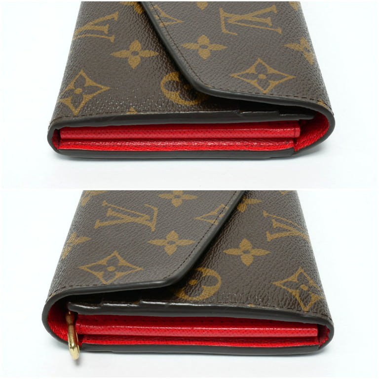 Louis Vuitton - Authenticated Sarah Wallet - Leather Brown for Women, Very Good Condition