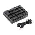 thumbnail image 1 of K23 Mini Pavé Numérique LED RGB Lumière Numérique Clavier USB-C Bureau à la Maison Utiliser 21 Touches Commutateurs Rouges, 1 of 9