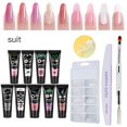 thumbnail image 4 of Nail Art Fast Drying Light Therapy Gel Multi-Color Extension Gel 15ml Set, 4 of 8