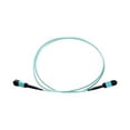thumbnail image 1 of Axiom - Network cable - MTP/MPO multi-mode (F) to MTP/MPO multi-mode (F) - 8 m - fiber optic - 50 / 125 micron - OM4 - riser - aqua, 1 of 9