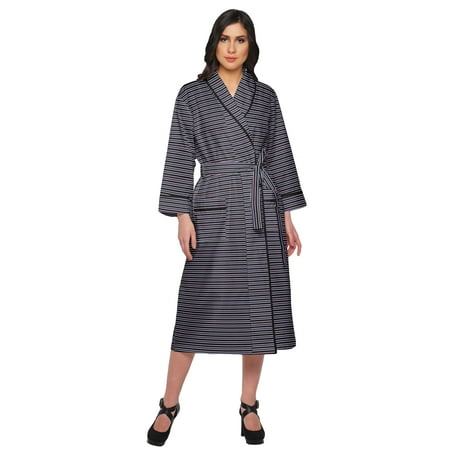 

Moomaya Printed WoMen s Robe Dressing Gown With Pockets Bath Robe Girls