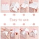 thumbnail image 3 of Cajas de regalo con forma de casa en 5 colores, 20 juegos de cajas para galletas con ventanas pequeñas, cajas de cartón blanco para golosinas, recuerdos de boda con cinta, 3 of 6