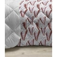 thumbnail image 3 of Mosaic Down Alternative Comforter, Modern Abstract Motifs with Plus Shapes Pattern Monochrome Illustration, Microfiber Quilt for All Season, 5 Sizes, Pale Taupe and White, by Ambesonne, 3 of 3