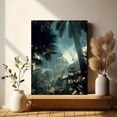 thumbnail image 6 of Tropical Botanical Garden Greenhouse Canvas Print Wall Art for Living Room Office Hotel Cafe, 6 of 8