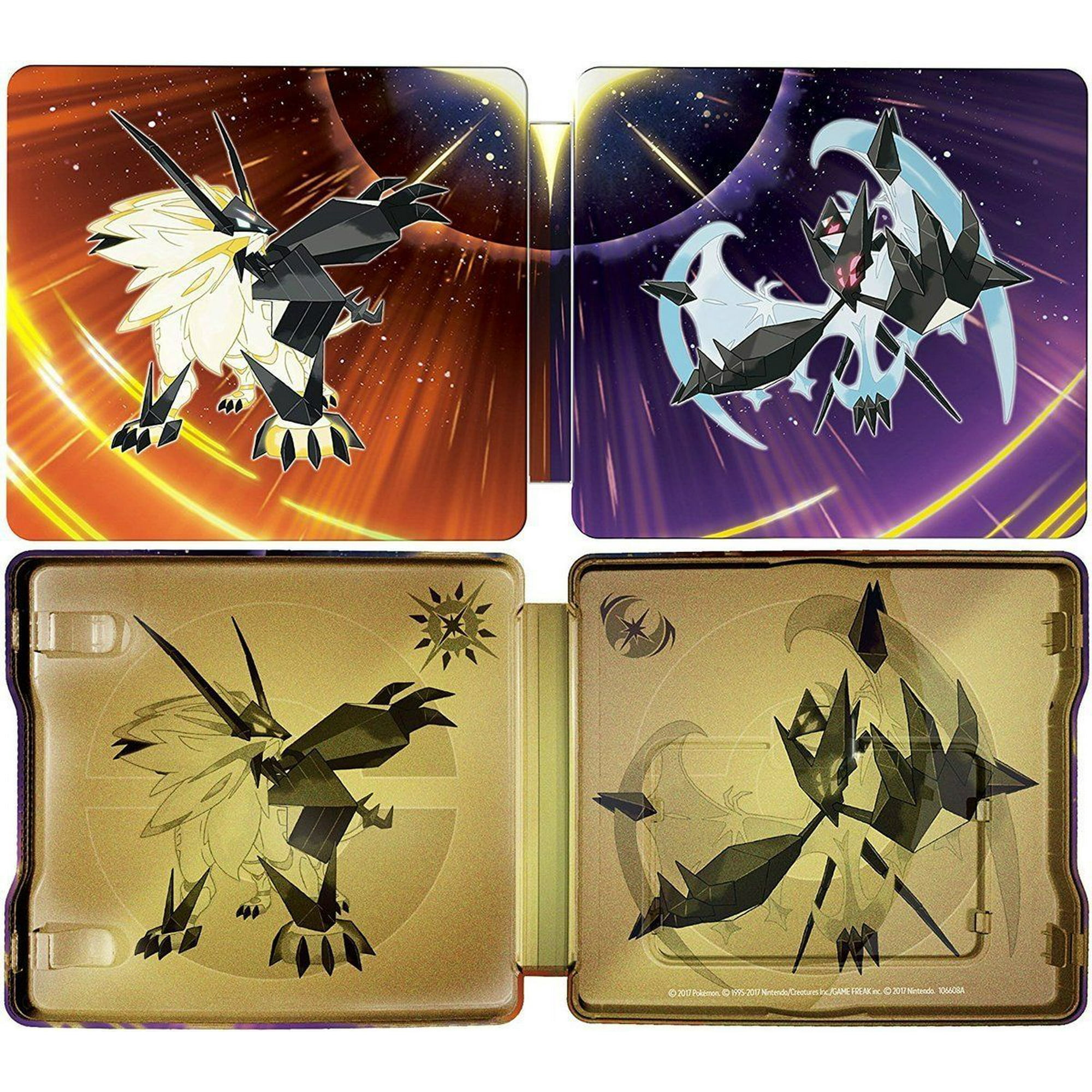 Pokemon Ultra Sun and Ultra Moon Steelbook Dual Pack Edition