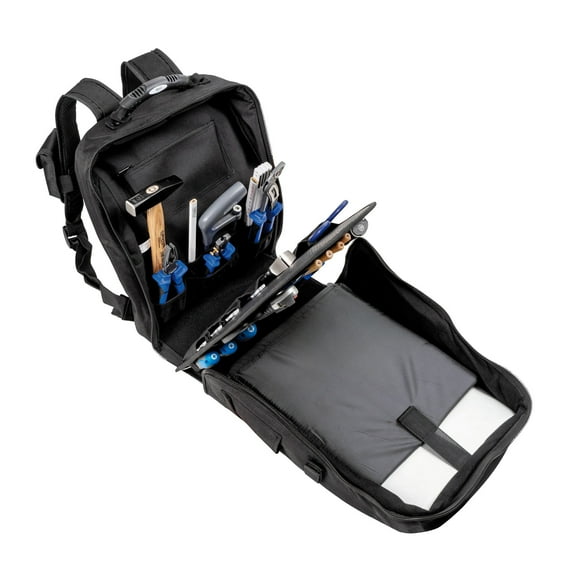 B&W International Move Tech Tool Case Backpack, Black