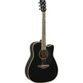 thumbnail image 3 of Yellow Matter Dreadnought Acoustic-Electric Guitar, Black, 3 of 6