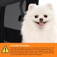 thumbnail image 3 of Collapsible Soft Dog Crate with Reinforced Metal Frame, 4-Door Foldable Travel Kennel for Small Dogs & Puppies, Breathable Mesh, 22lb Capacity, 20", Black, 3 of 9