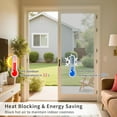 thumbnail image 6 of FILMGOO One Way Window Film Static Cling, V Blocking Heat Control Window Tint Film for Home, Vinyl, 29.5in x 6.5ft,Black Silver, 6 of 8