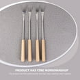 thumbnail image 6 of PTOOTP Set of 4 Stainless Steel Fondue Forks with Colorful Wooden Handles for BBQ, Cheese Dipping, and Party Entertaining, 6 of 8