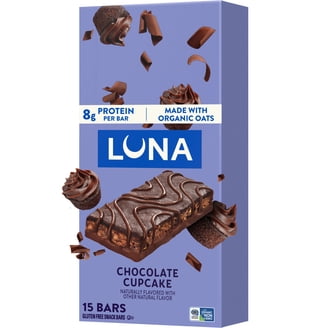 LUNA Protein Bar, Chocolate Cupcake Flavor, Gluten-Free, Non-GMO