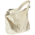 thumbnail image 6 of CATIEBYE Small Canvas Crossbody Bag Tote Shoulder Bag for Women White for Weekend Holiday 1Set 14.2X7.1X12.6in, 6 of 8
