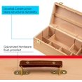 thumbnail image 4 of Sturdy Wood Tool Box  Beechwood Portable Art Supply Organizer - Large Artist Storage Box, 4 of 5