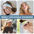 thumbnail image 6 of COEQINE Tie Dye Nurse Button Headband Headbands with Button for Mask Sweatband for Running,Workout,Basketball Sports Headbands for Teens Nurse Headbands Bulk, 6 of 7
