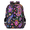 Orange, variant on Colorful Paisley Flowers Travel Backpack for Adults, Multi-Functional Casual Daypack with Adjustable Shoulder Straps, Boho Mexican Floral Laptop Bag for Work Outdoor