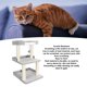 thumbnail image 4 of Marco De Escalada Para Gatos, Torre De árbol Para Gatos Interactiva Duradera Y Fácil De Limpiar De 3 Capas Para Patio Trasero, 4 of 7