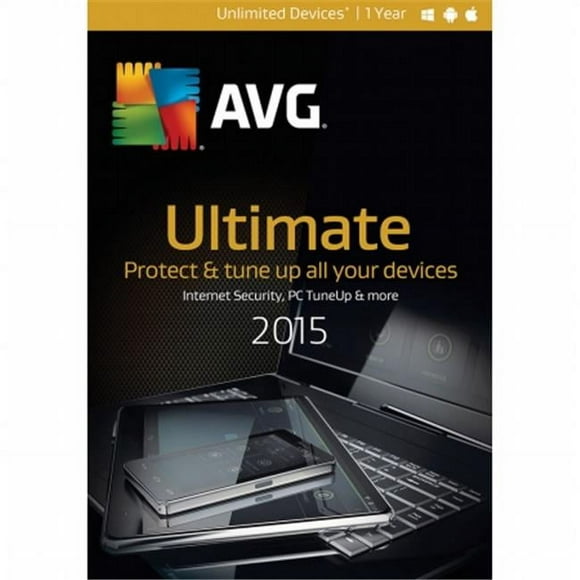 Avg ULT15N12EN Ultimate 2015 1 Year Unlimited Devices